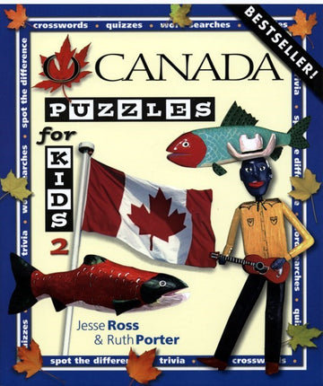 O Canada Puzzles for Kids Book 2